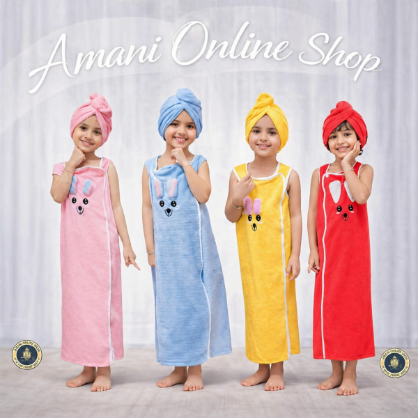 Baby's bath towel & Hair Towel