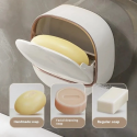 Wall-mounted soap holder