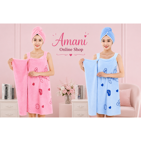Bath towel & Hair Towel Combo