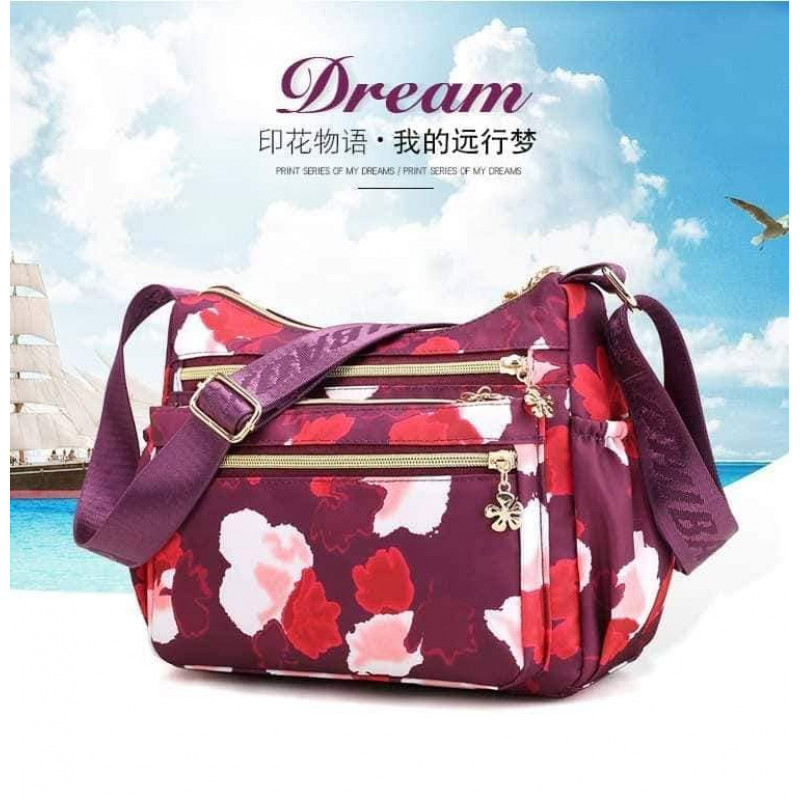 Korean Crossbody Bag  (Red)
