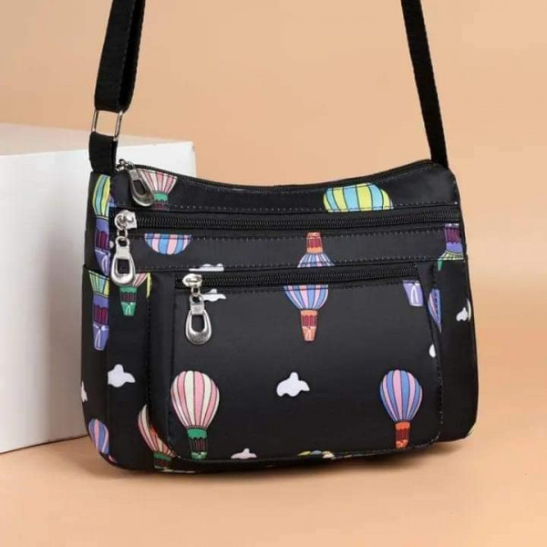 Korean Crossbody Bag  (Black)