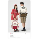  Middle School, High School, and College Students' Schoolbags Stain-Resistant Backpacks ( Meroon)