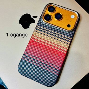 Carbon MagSafe slim camera metal frame premium case .