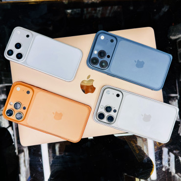 Lens ফ্রী। Aluminium bumper And Back shall Old iPhone change to iPhone 17 pro max and 17 pro  