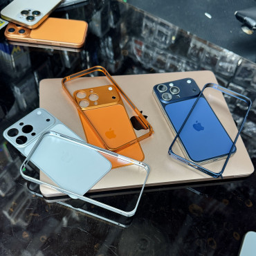 লেন্স ফ্রী। Bumper + Metal gorilla glass back shell সকল iPhone করে ফেলুন update ⬆️ 17pro max and 17pro  