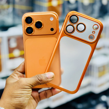 Camera ring protect pc case হলুদ হবে না .Anti Yellow Clear Plating Case