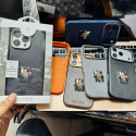 Premium 3Santaa case leather  texture case