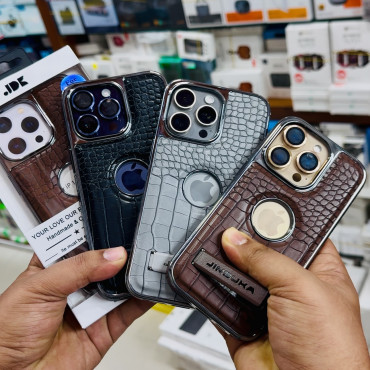 Premium Crocodile skin jinduka Case . আইফোন কভার মোবাইল না Anti-Fall Droop resistant ,Scratch resistant , Smooth Texture precise cutouts and Electroplated Bezel Case.