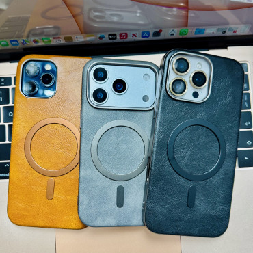 iPhone magsafe ibin leather side soft electric vessel iPhone case