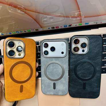 iPhone magsafe ibin leather side soft electric vessel iPhone case