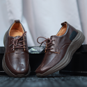 Derby Leather Sneaker|Chocolate |DBR-05