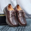 Derby Leather Sneaker|Chocolate |DBR-05