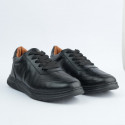 Xperia Lite Leather Sneakers | Black | XBL-03L