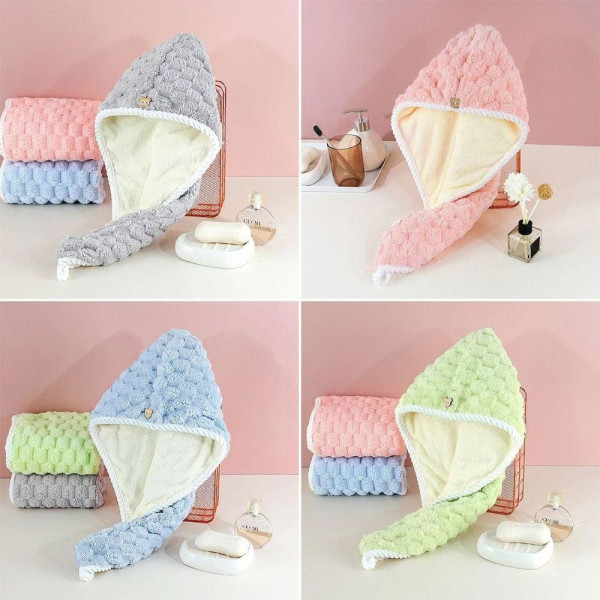 ( ২ পিছ ) China Microfiber Hair Towel