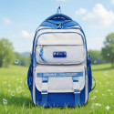 Academy Style Waterproof School Book Bag(Blue Color)