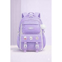Premium Quality Primary School Book Bag ( purple )