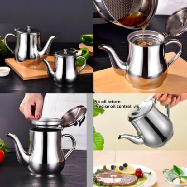 750 ML Stainless Steel Oil Pot Multipurpose