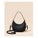  Women’s High-end Underarm All-match Crossbody Bag and Shoulder Bag (Black)