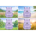 Premium Quality Primary School Book Bag ( purple )