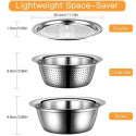 3 IN 1 VEGETABLE CUTTER WITH DRAIN BASKET।