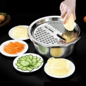 3 IN 1 VEGETABLE CUTTER WITH DRAIN BASKET।