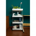 4 Layer Multifunctional Trolley Rack (White)