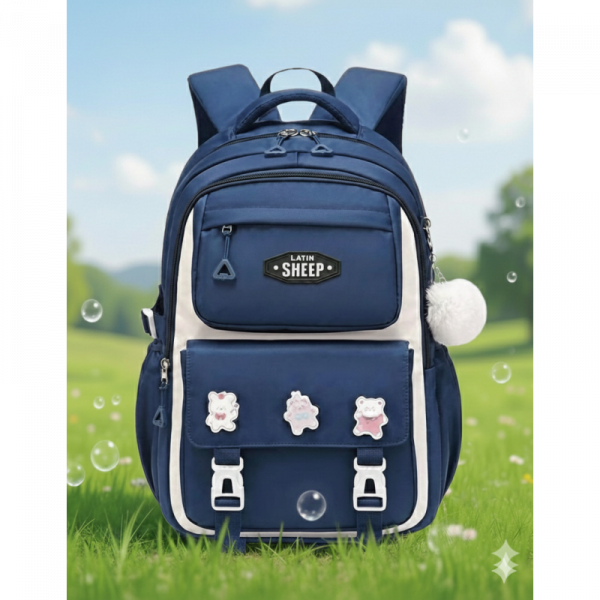 Premium Quality Primary School Book Bag (blue)