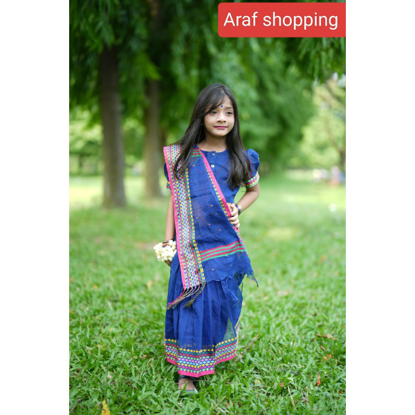 Baby Sharee blue ( বেবি শাড়ি সবুজ )