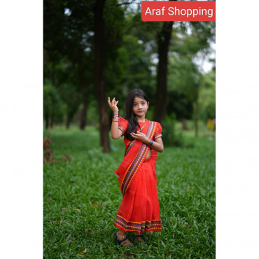 Baby Sharee Red ( বেবি শাড়ি লাল )