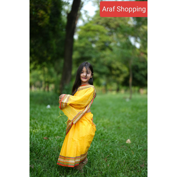 Baby Sharee Yellow ( বেবি শাড়ি ইয়েলো )