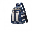 Nylon Backpack Durable Waterproof Casual Shoulder Bag (Blue Color)