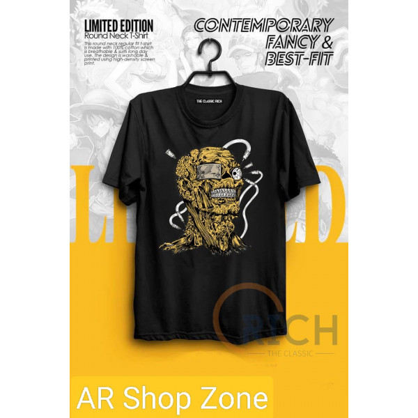 T-shirt 100% Cotton Fabric Comfortable Soft Premium T-shirt Anime T-shirt