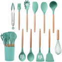 12 Pcs Complete Cooking Tool Set ( Black Colour )