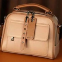 Luxury Design Soft PU Leather Lady Retro Handbag ( মিষ্টি ব্রাউন কালার-1 )