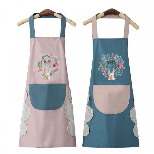 Cooking Apron With Pocket (বুলু কালার ১ পিচ)