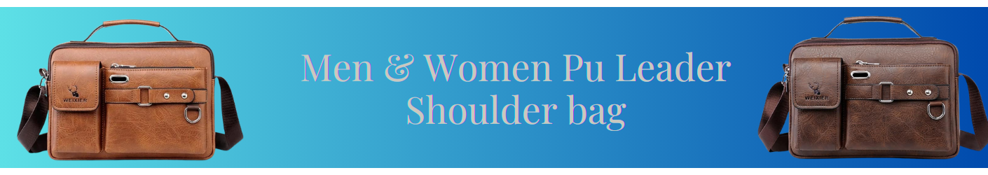 Men & Women Pu Leader Shoulder bag