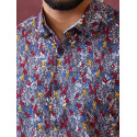 Demand Multi Color Leaf Printed Casual Long Sleeve