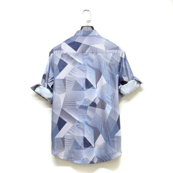 Demand Digital Print Mixed Gray Color Casual Long Sleeve