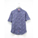 Demand Mixed Color Leaf Printed Casual Long Sleeve