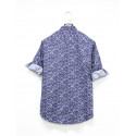 Demand Mixed Color Leaf Printed Casual Long Sleeve