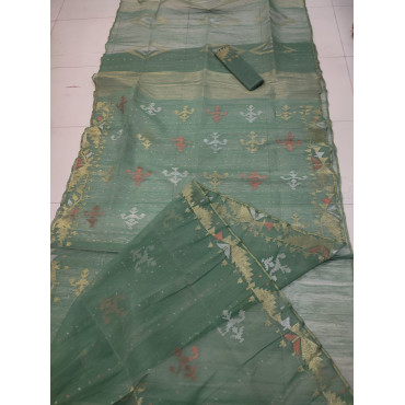 হাফসিল্ক জামদানী 