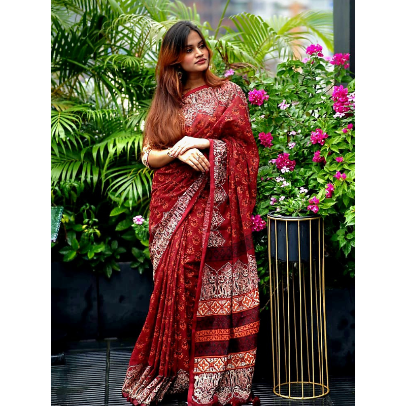 এক্সক্লুসিভ ব্লক শাড়ি 