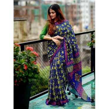 এক্সক্লুসিভ ব্লক শাড়ি 