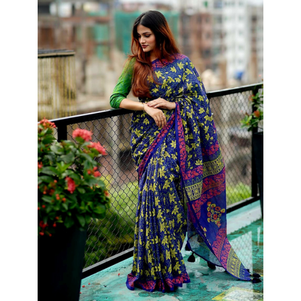 এক্সক্লুসিভ ব্লক শাড়ি 