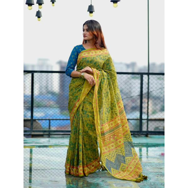 এক্সক্লুসিভ ব্লক শাড়ি 