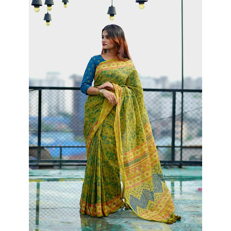 এক্সক্লুসিভ ব্লক শাড়ি 