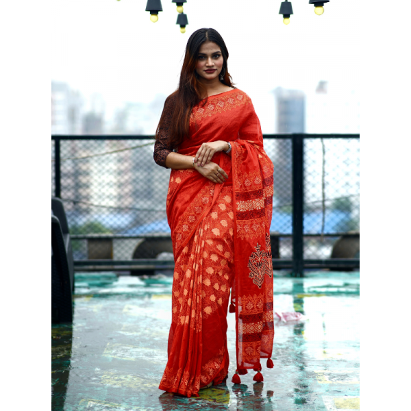 এক্সক্লুসিভ ব্লক শাড়ি 