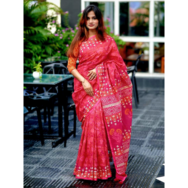 এক্সক্লুসিভ ব্লক শাড়ি 
