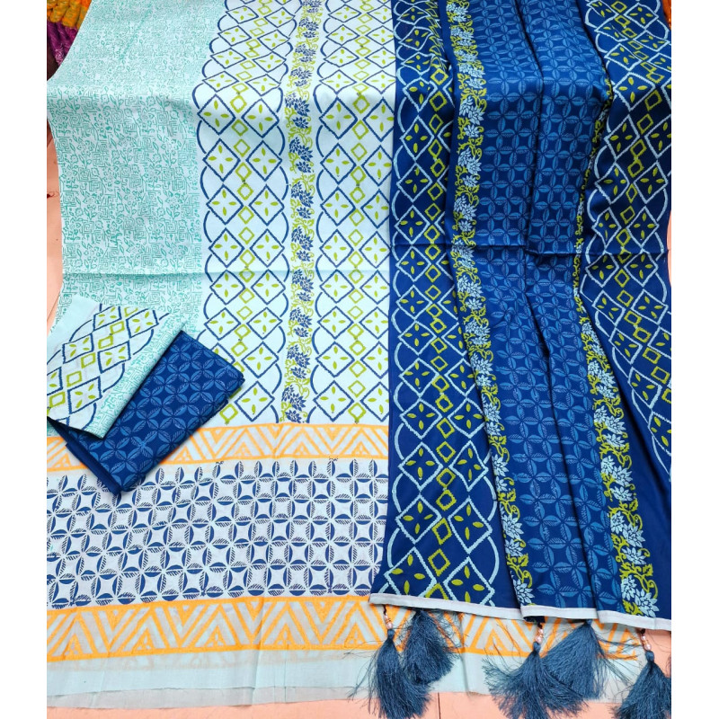 Three piece cotton 