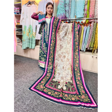 এক্সক্লুসিভ লোন থ্রি-পিস (আনস্টিচ)